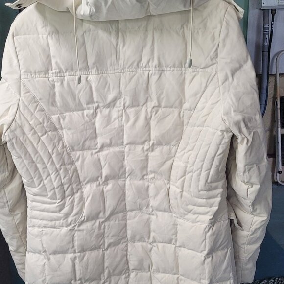 XOXO Women's Off-White Puffer Coat - Picture 6 of 10